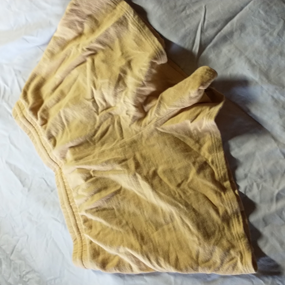 Terry Cloth Shorts, Large, Bright Marigold - Picture 2 of 3